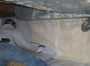 insulating crawl space