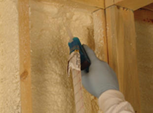 Residential wall insulation